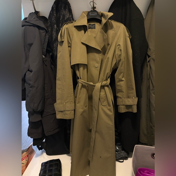 Zara Jackets & Blazers - Dynamite Olive Trench Coat